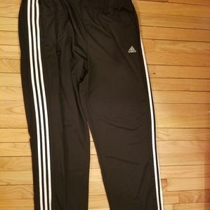 Adidas three stripe track pants